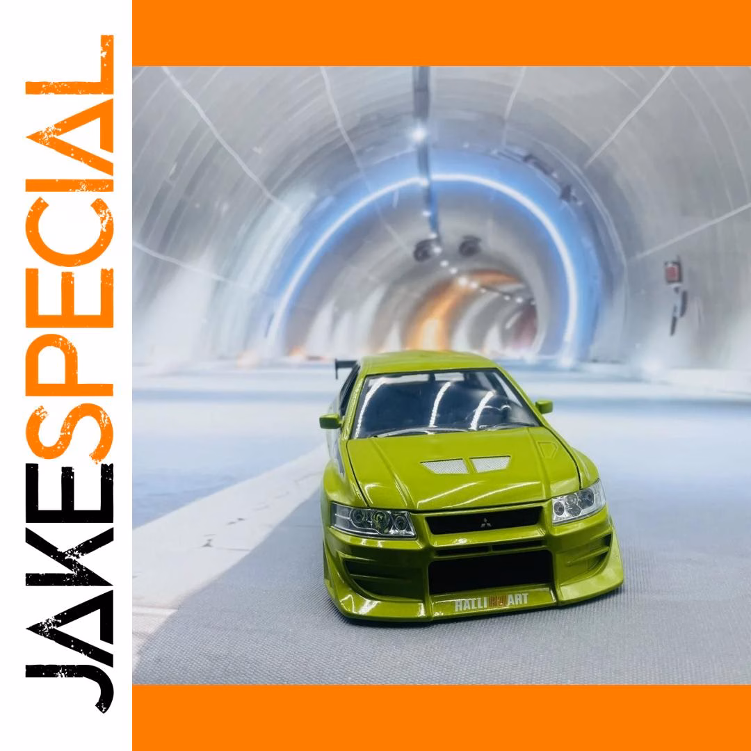 Jada 1:24 Mitsubishi Lancer Evolution VII Model - Image 3