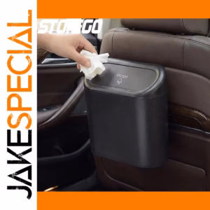 Compact Car Garbage Can with Sealed Lid
