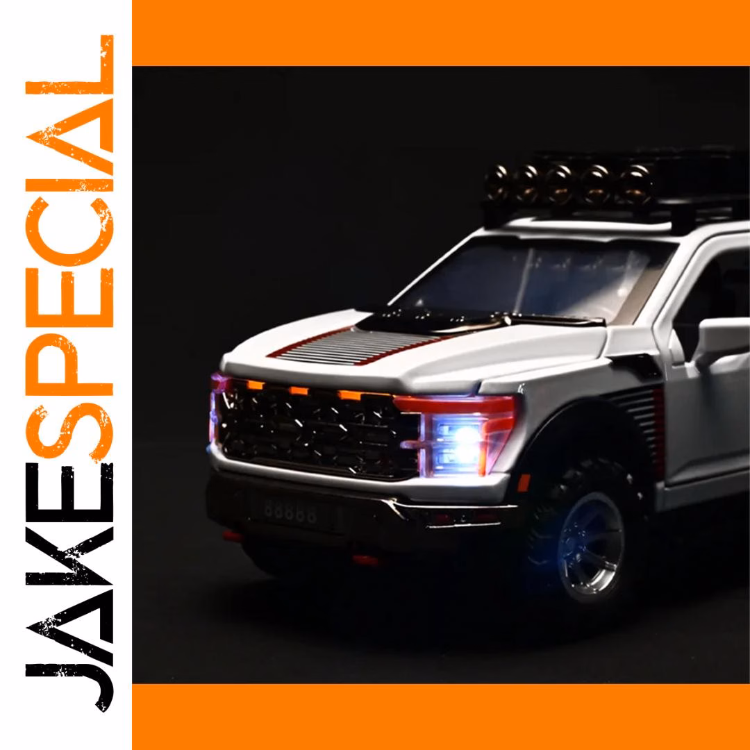 1:24 Scale Ford Raptor F150 Pickup Model - Image 4
