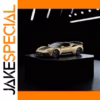 GT2 Sports Car Model 1:24 Gold Black