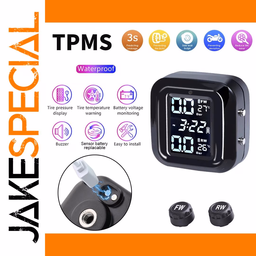 Motorcycle Tire Pressure Monitoring System TPMS