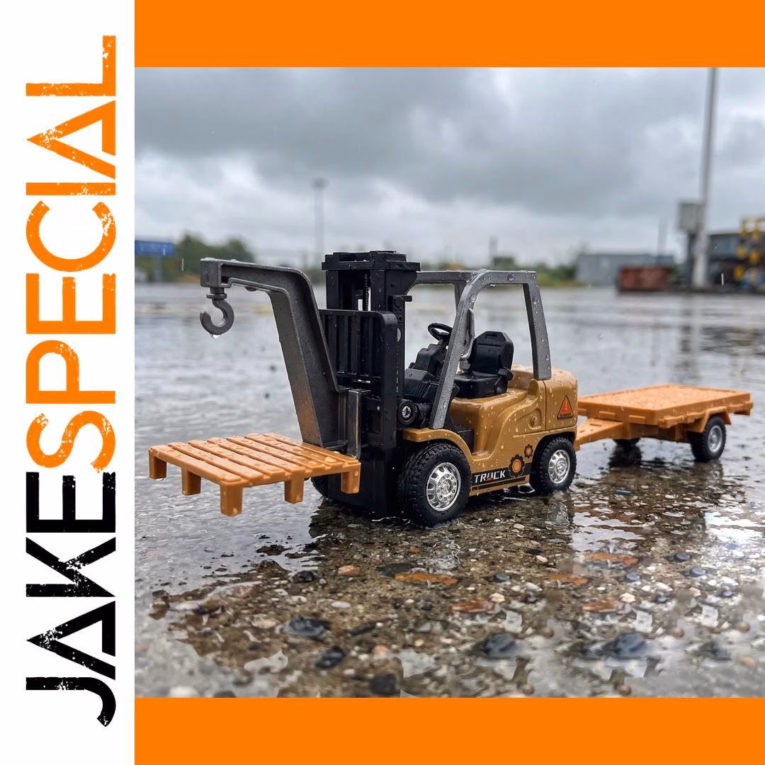 1:64 Scale Metal Die-Cast Forklift Model - Image 7