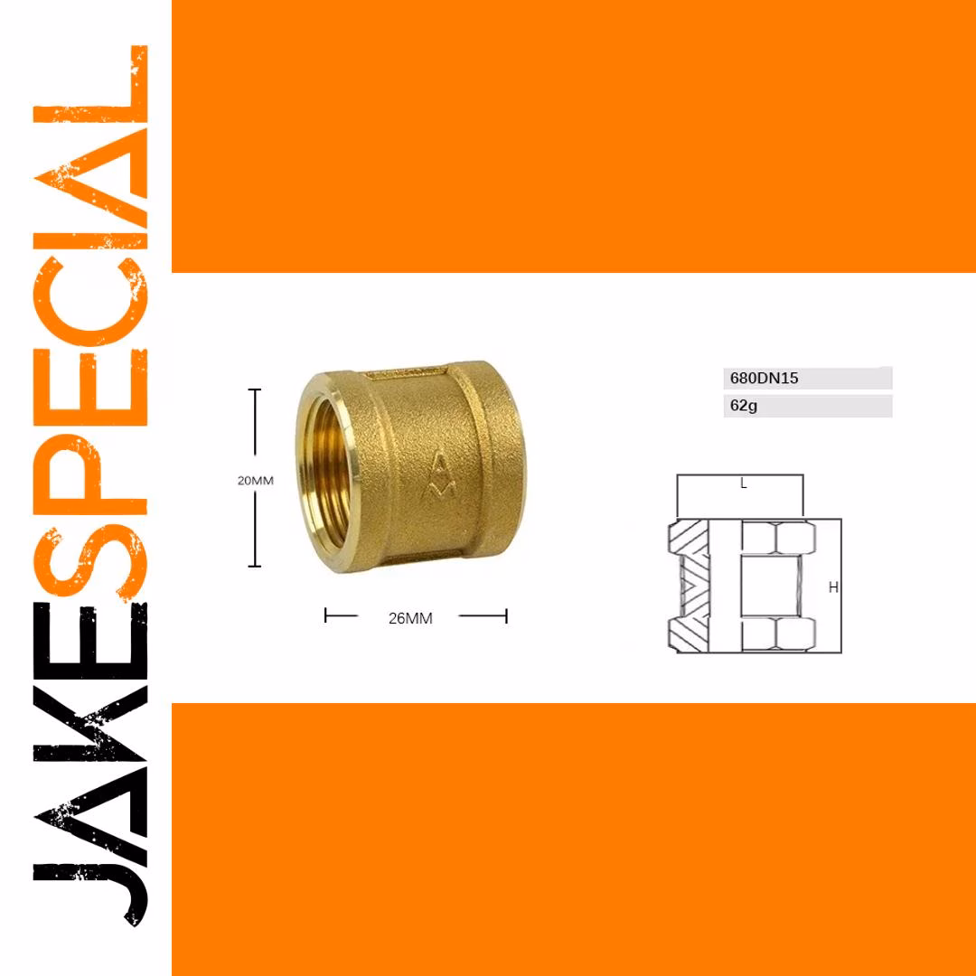 Brass Female Thread Water Pipe Fitting DN15-DN100 - Image 5