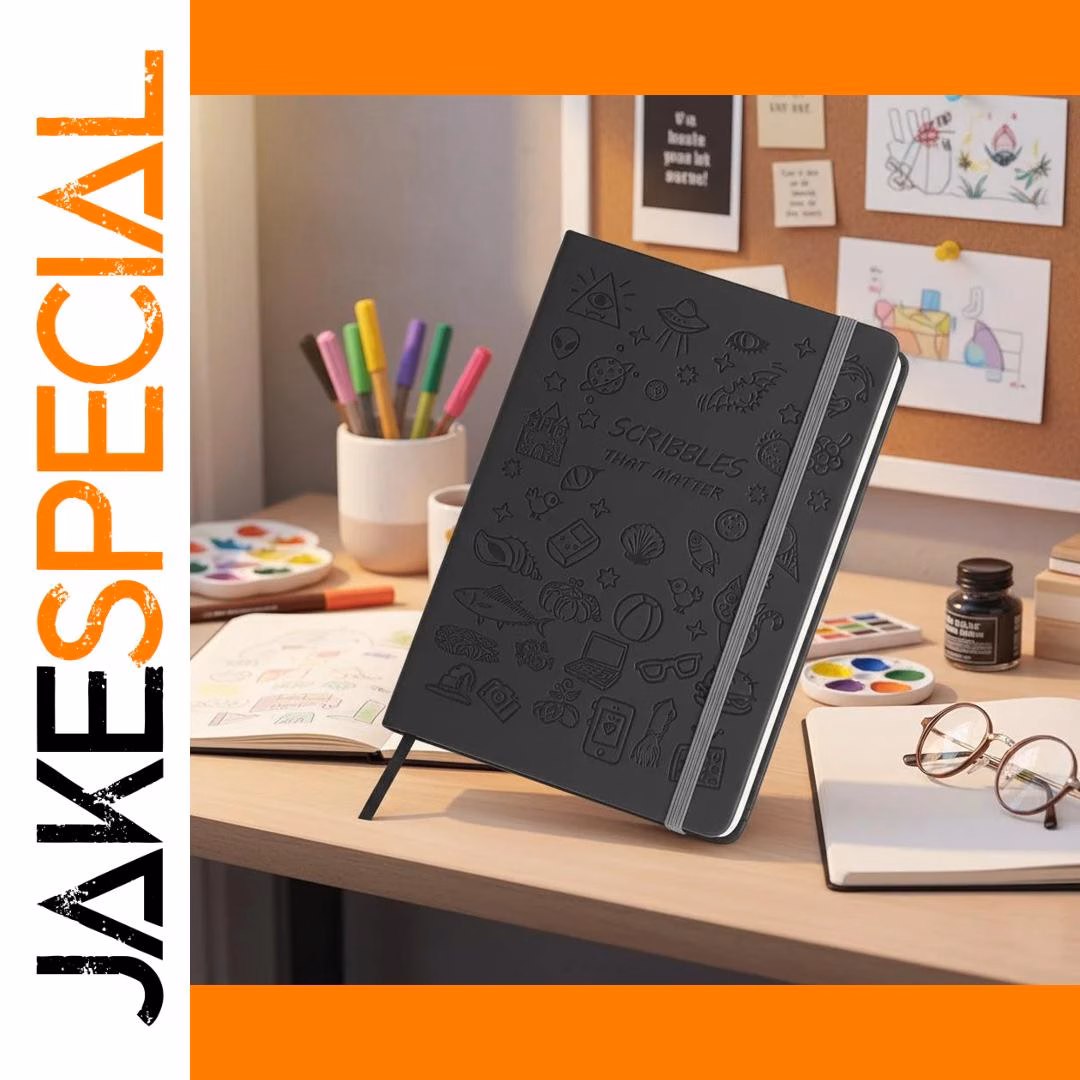 A5 Cartoon Doodle Notebook in Six Colors - Image 7