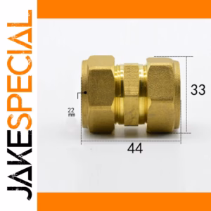 Brass Compression Fitting 22mm Union Connector