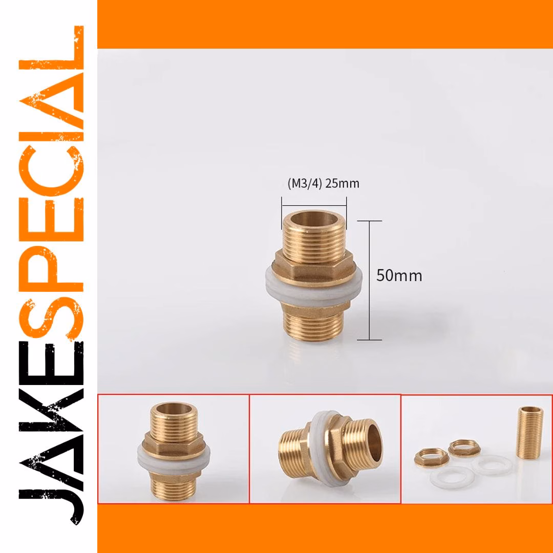 BSPP Male Full Thread Brass Connector 1/8-3/4" - Image 10