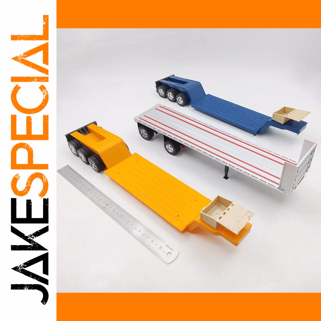 1:32 Scale Diecast Truck Model with Trailers - Image 3