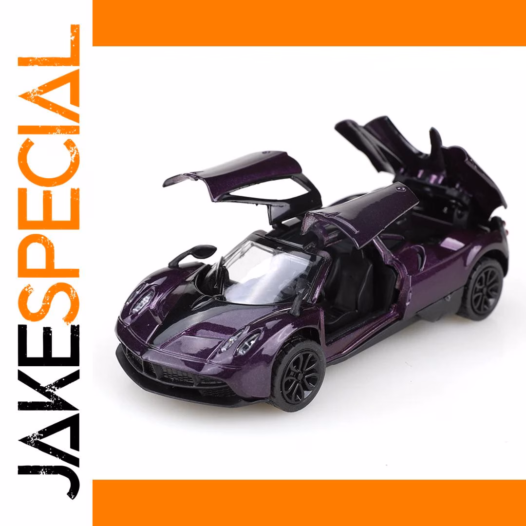1:43 Scale Alloy Racing Car Model with Gullwing Doors - Image 4