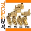 Brass 90-Degree Elbow Coupler for Plumbing