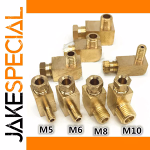 Brass 90-Degree Elbow Coupler for Plumbing