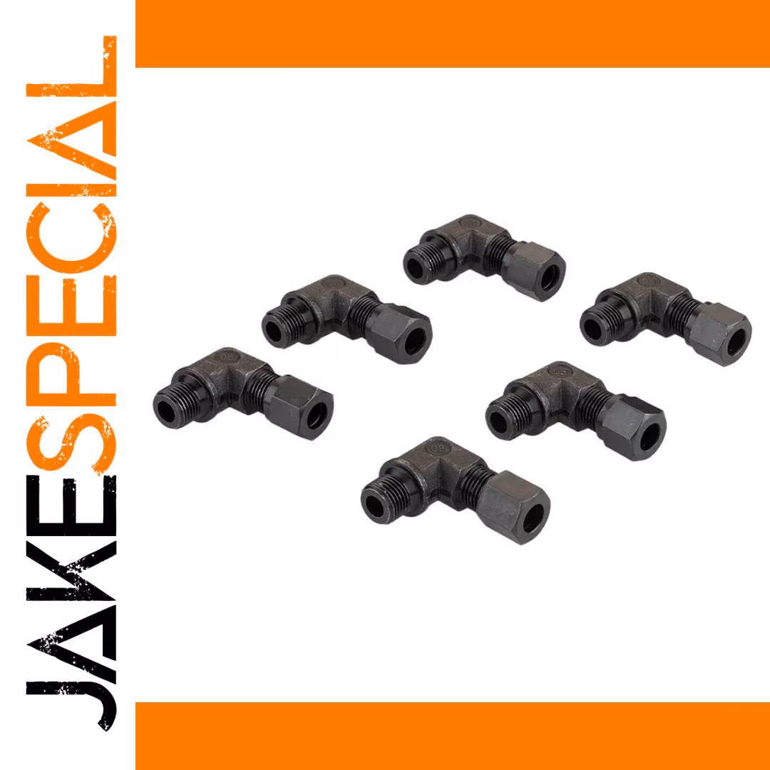 90 Degree Elbow Hydraulic Fitting M10 M14 M16 - Image 3