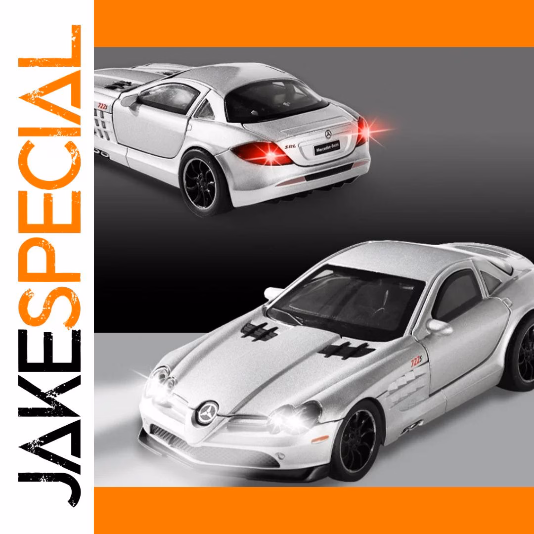 Mercedes-Benz SLR 722S 1:32 Scale Model Car – Image 2