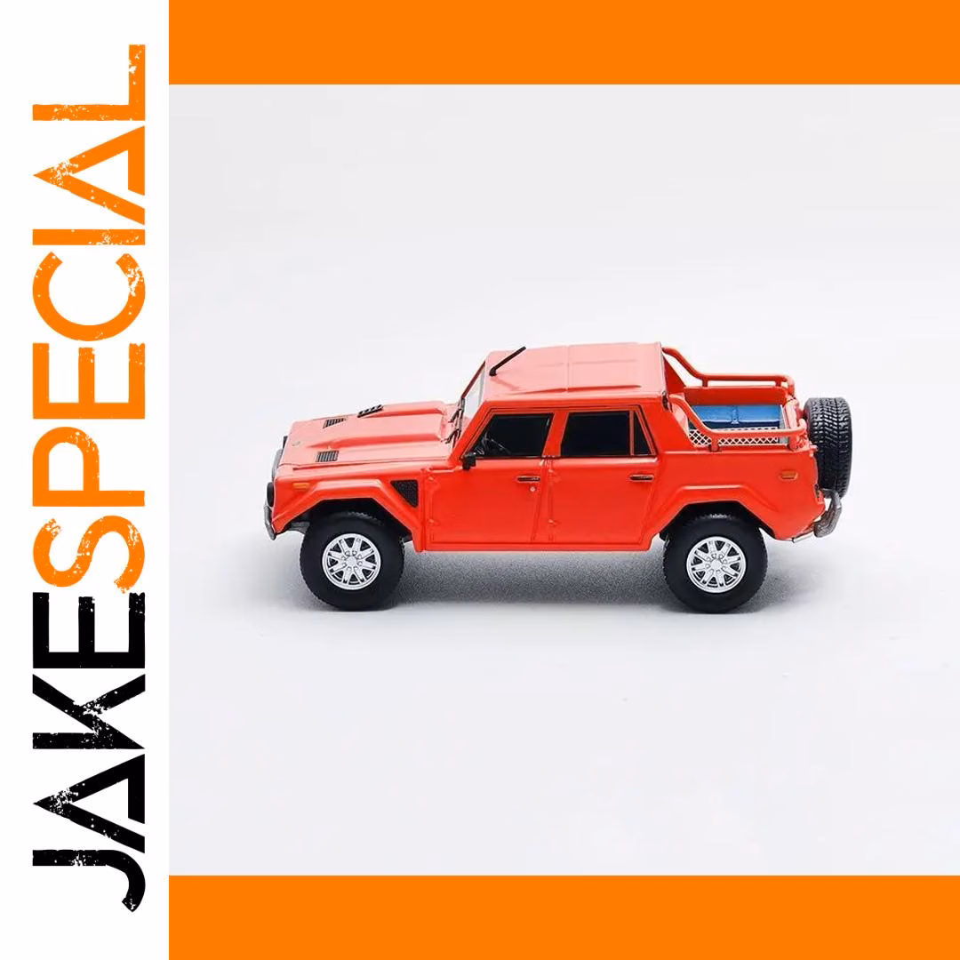 Lamborghini LM002 Diecast Model 1:64 Scale Red - Image 4