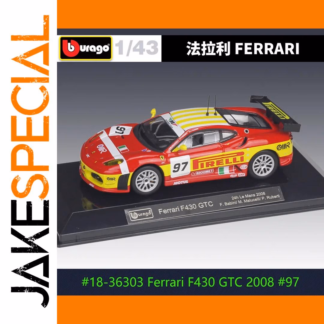 1:43 Scale Ferrari Diecast Race Model Red - Image 10