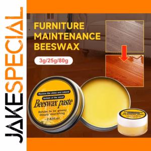 Wood Maintenance Wax 1/2PCS Food-Grade Beeswax