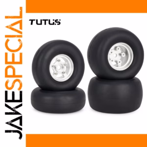 4PCS Rubber Tires for 1/10 RC Buggy Models