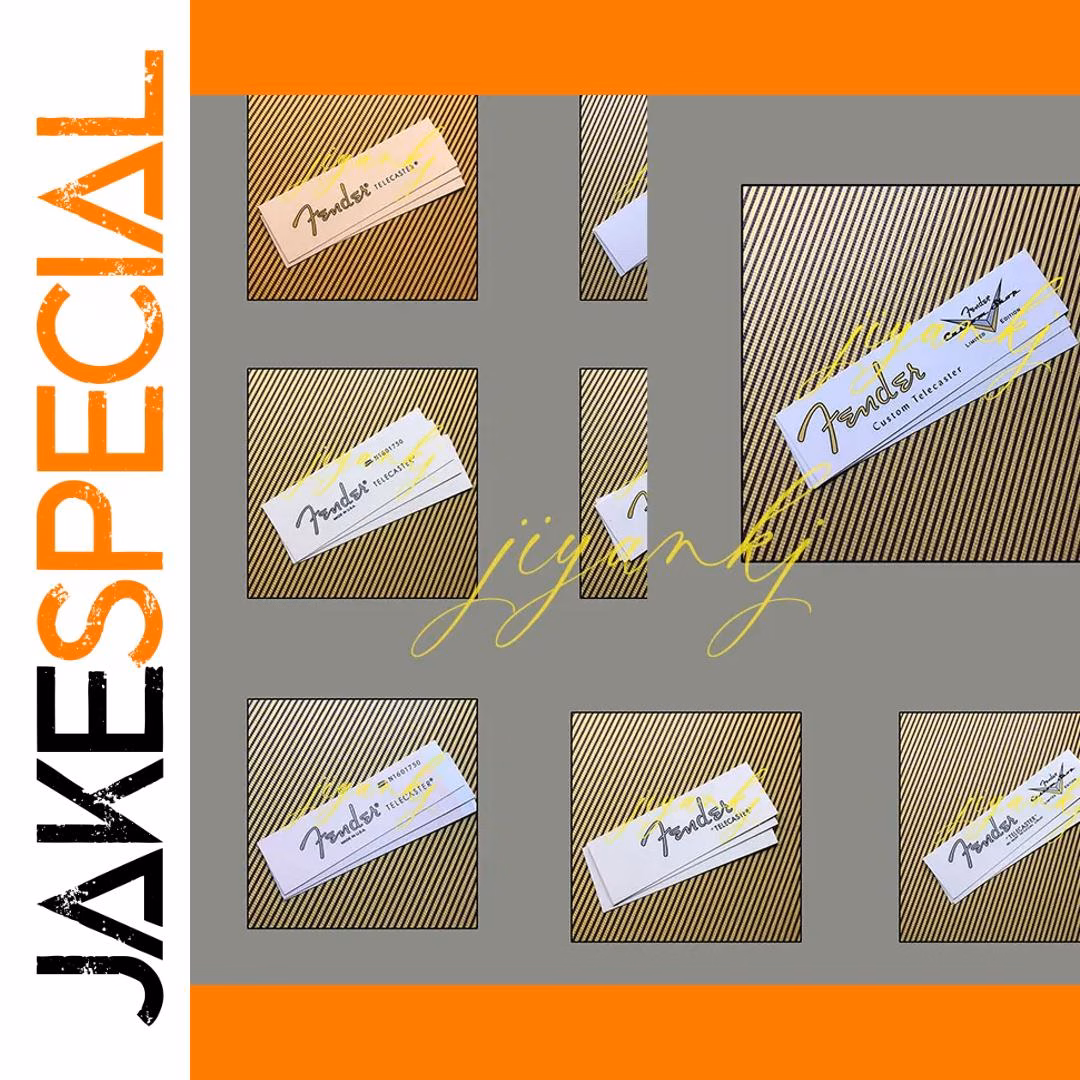 DIY Waterslide Decal Set for Electric Guitar 3PCS - Image 4