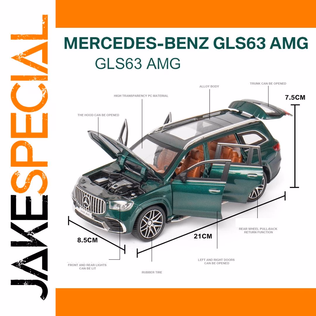 Benz GLS63 1:24 Scale Model Collectible - Image 6