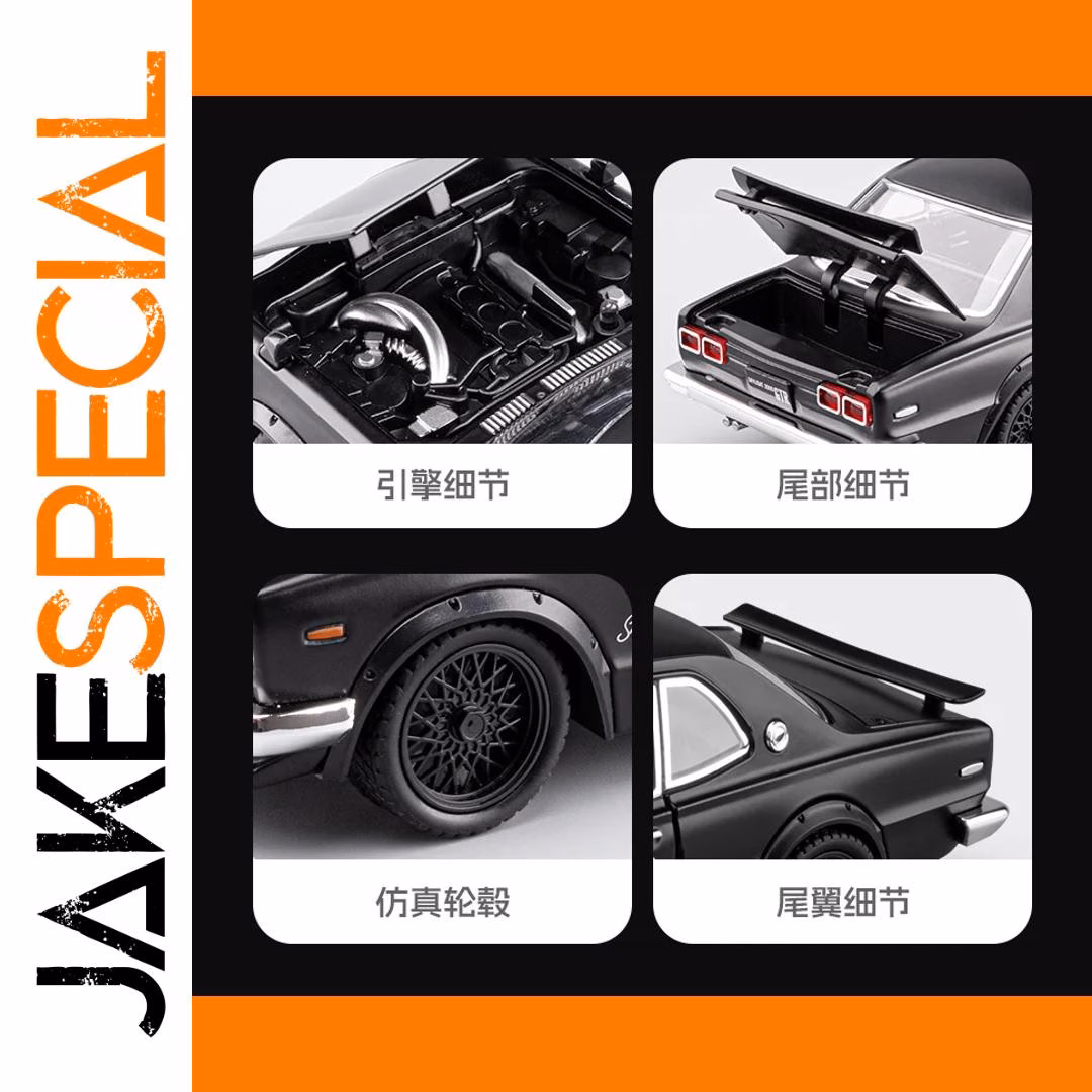 Nissan Skyline 2000 GTR KPGC10 Model 1:22 Scale – Image 4