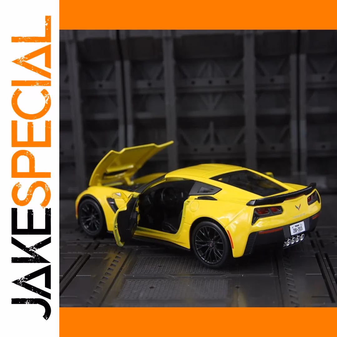 Chevrolet Corvette Z06 1:24 Scale Diecast Model - Image 4