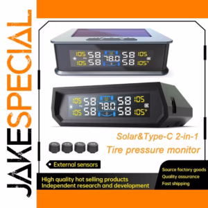 Wireless Tire Pressure Monitoring System with Sensors