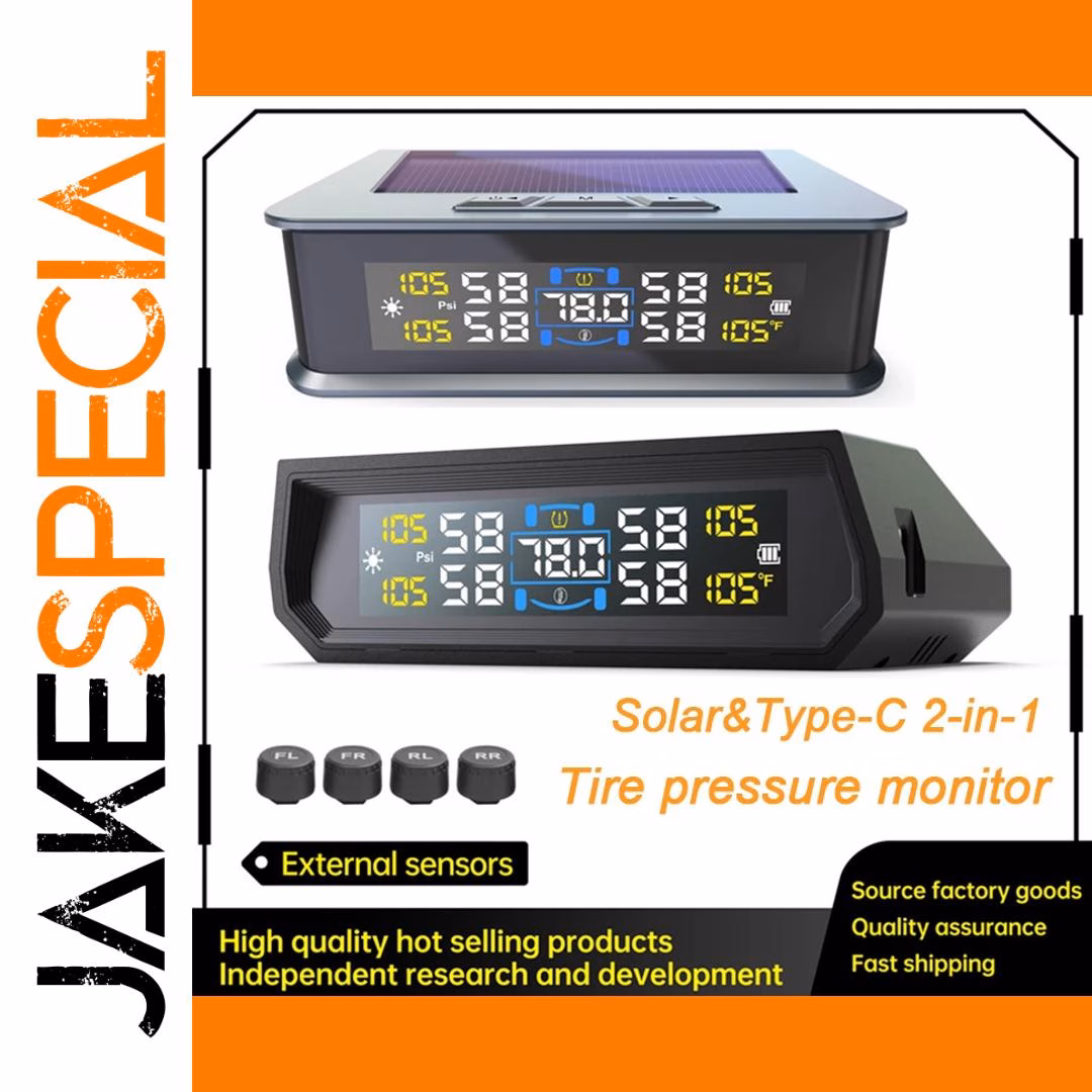 Wireless Tire Pressure Monitoring System with Sensors