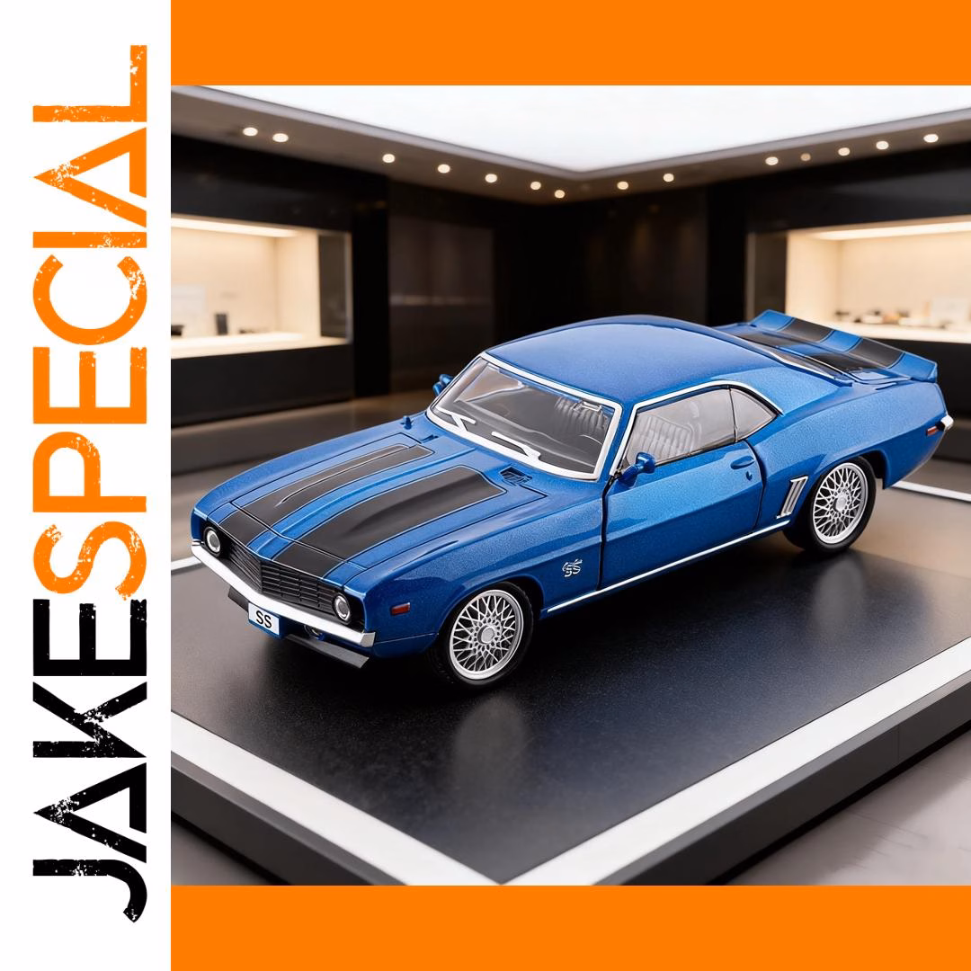 1:32 Scale Blue Camaro SS Diecast Model