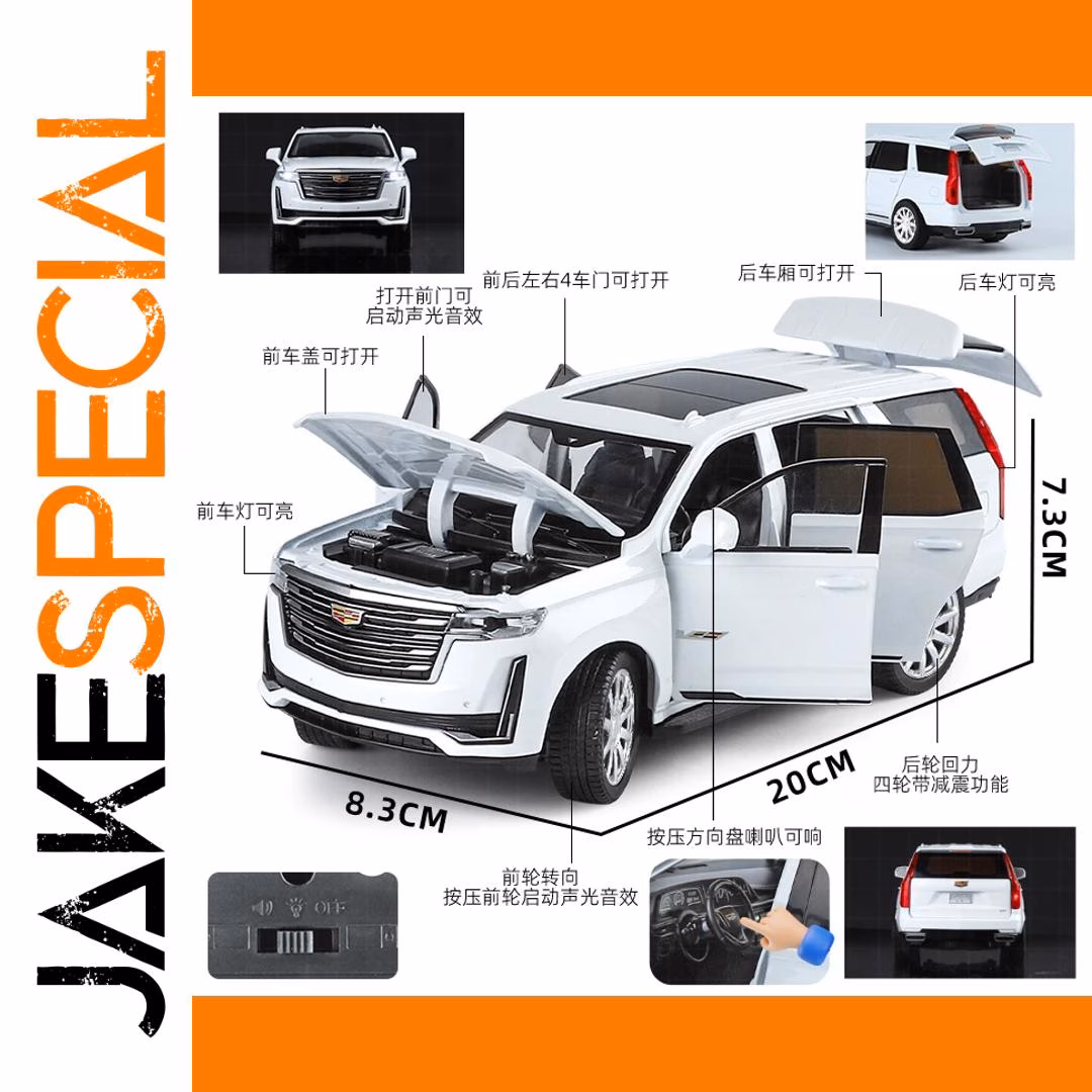 Escalade 5th V Off Road 1:24 Scale Diecast Model - Image 2