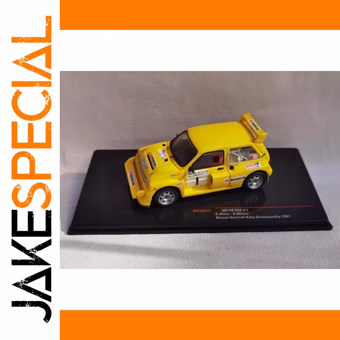 METRO 6R4 #1 1991 Scale Model in Yellow - Image 2