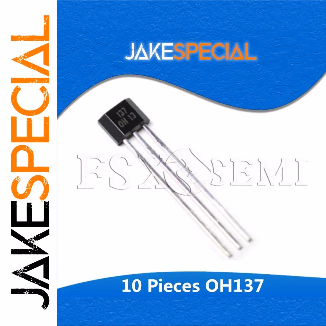 10PCS OH137 Hall Sensors TO-92S Package