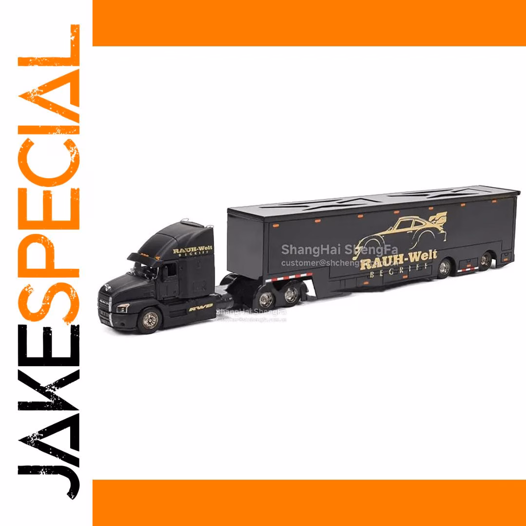 1:64 Scale American Style Trailer Transport Truck - Image 5