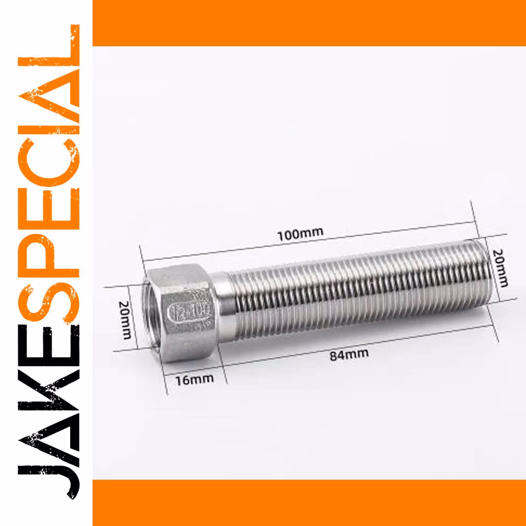 DN15 1/2 BSP Hex Nipple Stainless Steel - Image 3