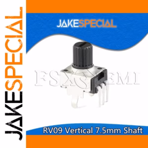 RV09 Potentiometers 10PCS 7.5mm Shaft Silver