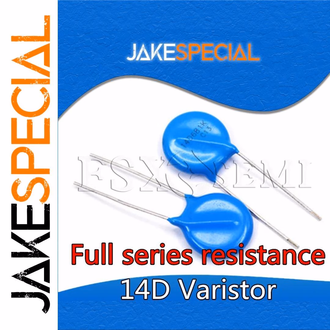 10PCS Varistor Set with Voltage Ratings 18V-1800V