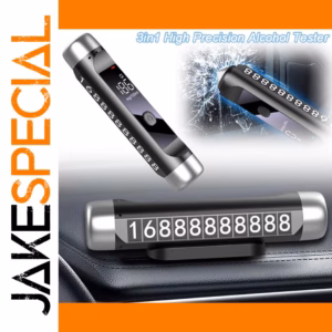 3-in-1 Non-Contact Alcohol Tester with LED Display