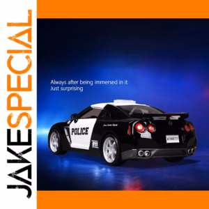 Nissan GTR R35 Police 1:24 Diecast Model