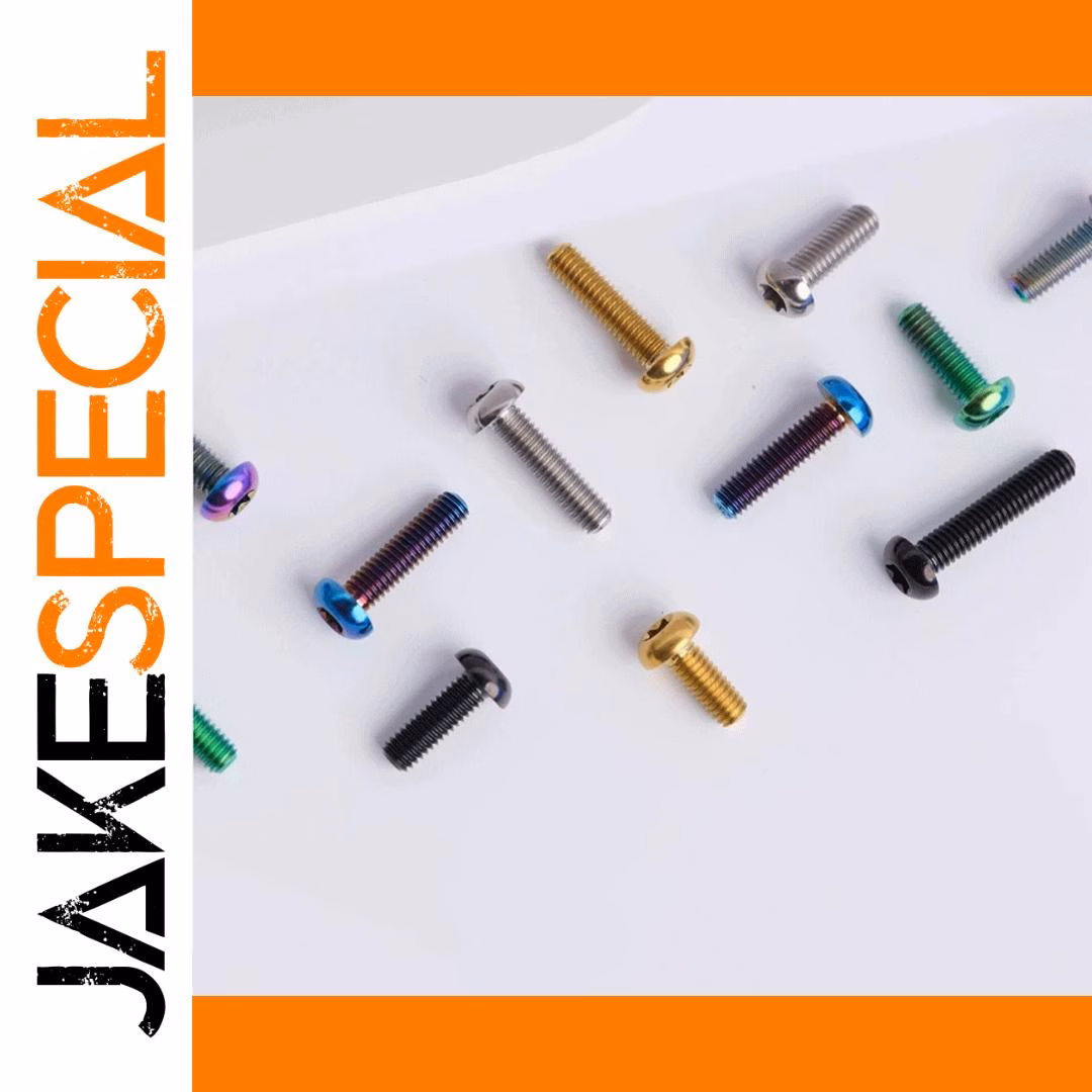 Vibrant Grade 5 Titanium Alloy Screws M3 6-15mm - Image 4