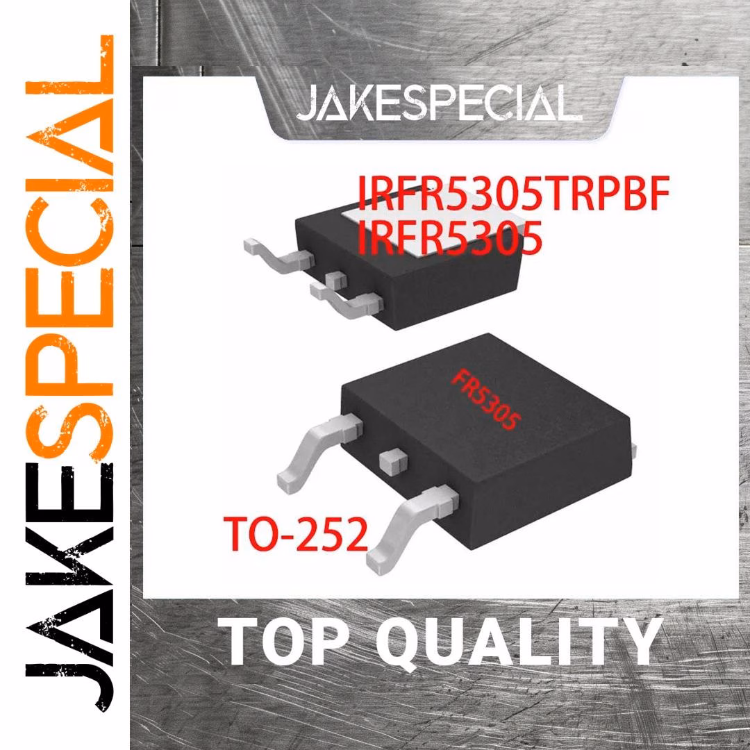 10 PCS IRFR5305 P-channel MOSFET Set 55V 31A