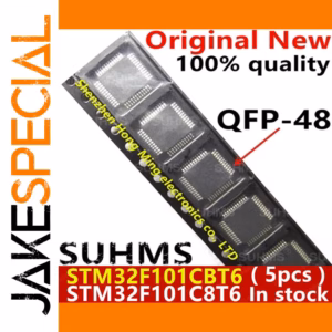 5PCS STM32F101 Microcontrollers QFP-48 Package