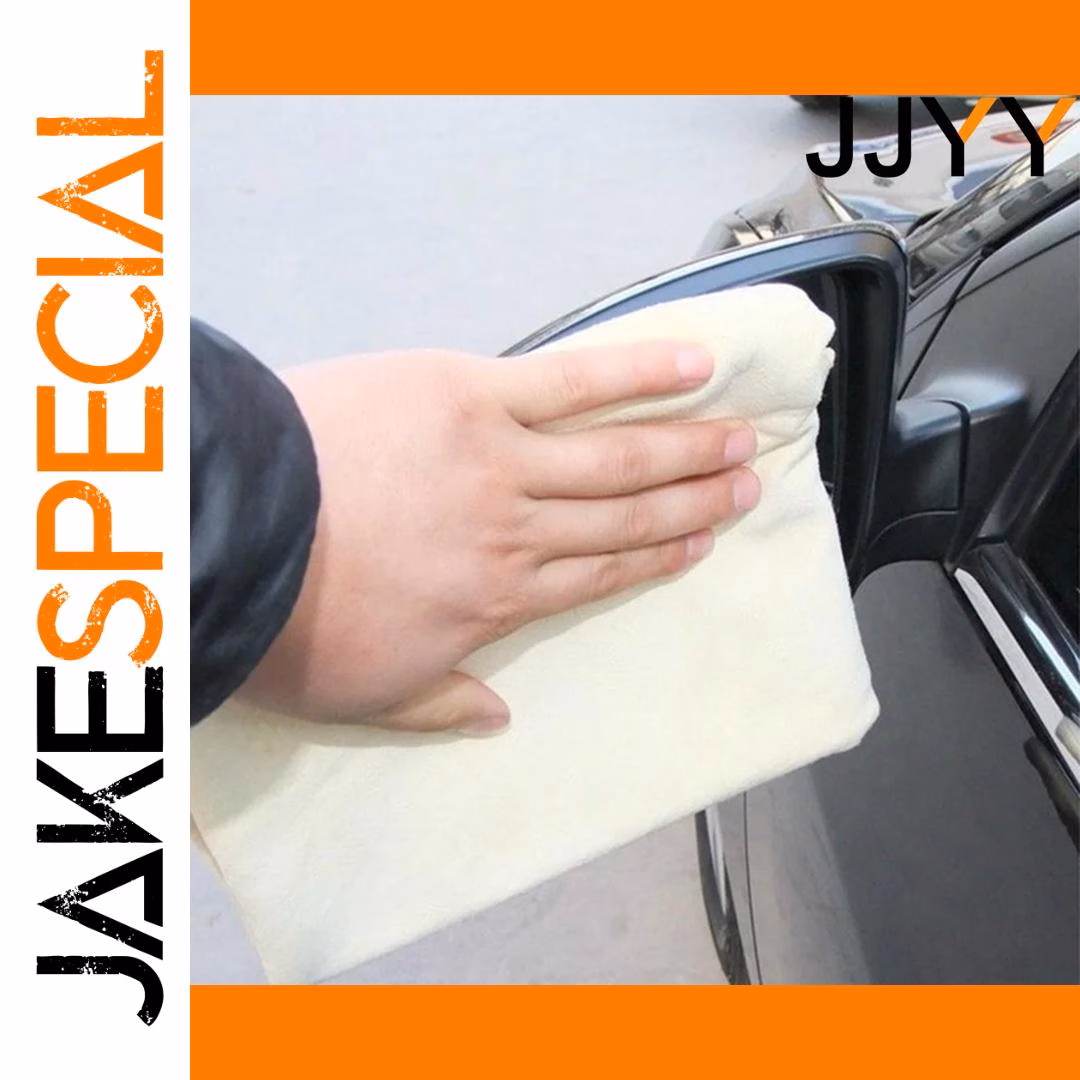Natural Chamois Leather Cloth for Car Cleaning - Image 3