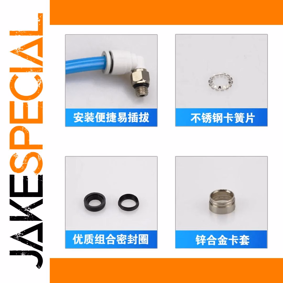 Elbow Pneumatic Air Fitting BSP Male Thread - Image 3