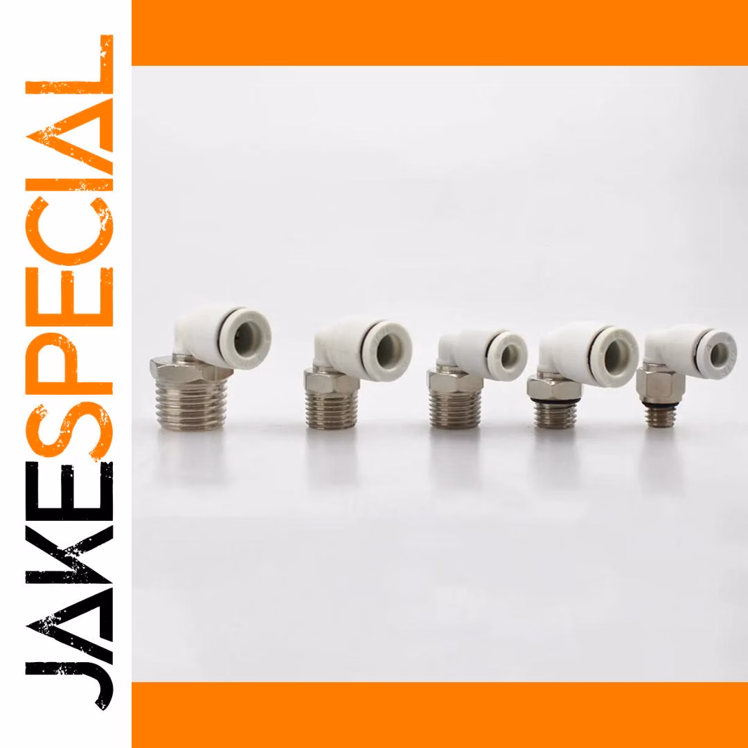 Elbow Pneumatic Air Fitting BSP Male Thread - Image 2
