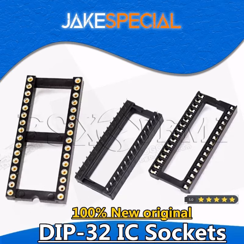 5PCS DIP-32 IC Socket Set for Integrated Circuits