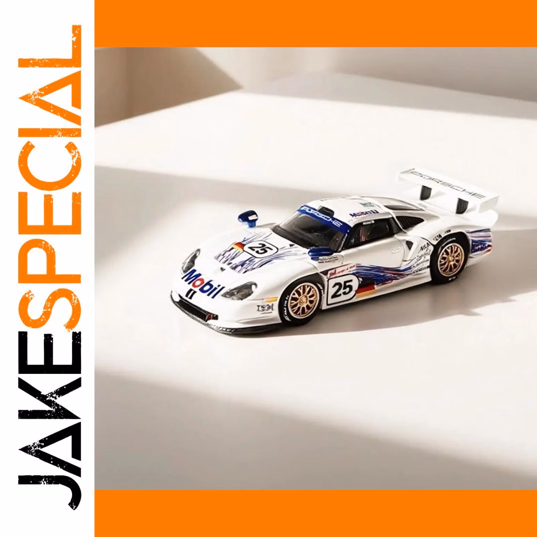 Porsche 911 GT1 1:64 Scale Diecast Model - Image 8