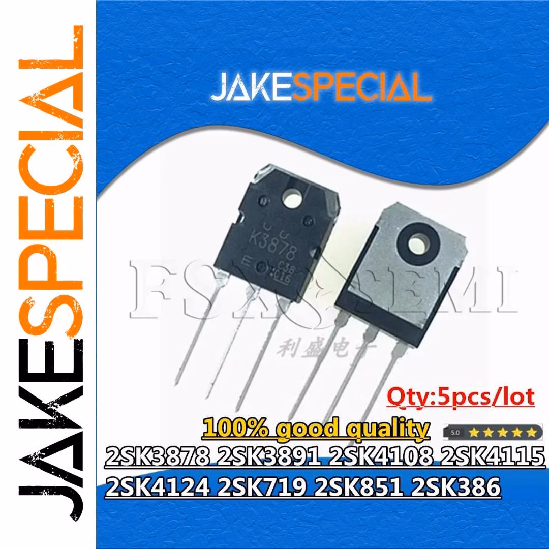 5PCS Integrated Circuits Set 2SK386 2SK3878