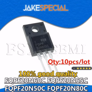 10PCS TO-220 FQPF20N60 Power MOSFET Set