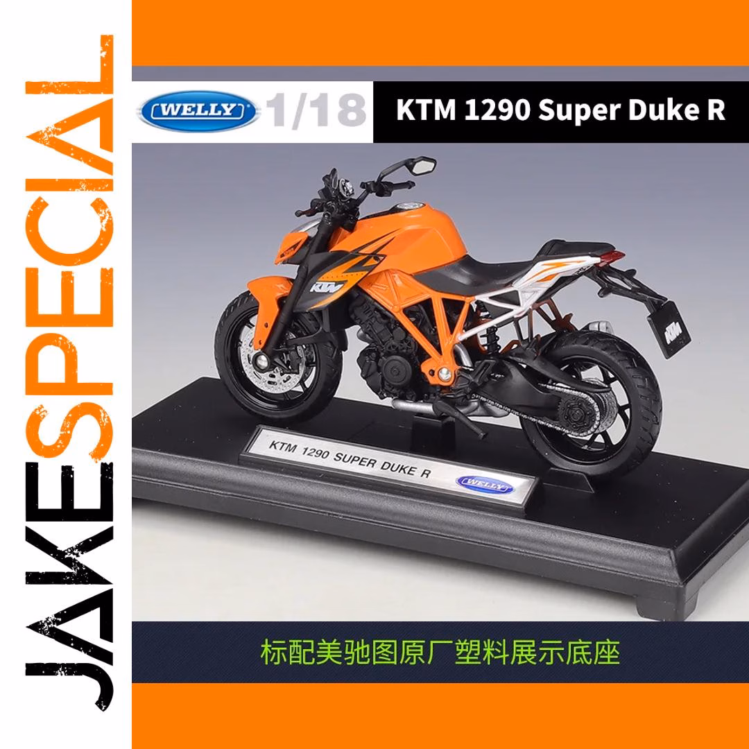 Welly 1:18 KTM 525 EXC Model Motorcycle - Image 4