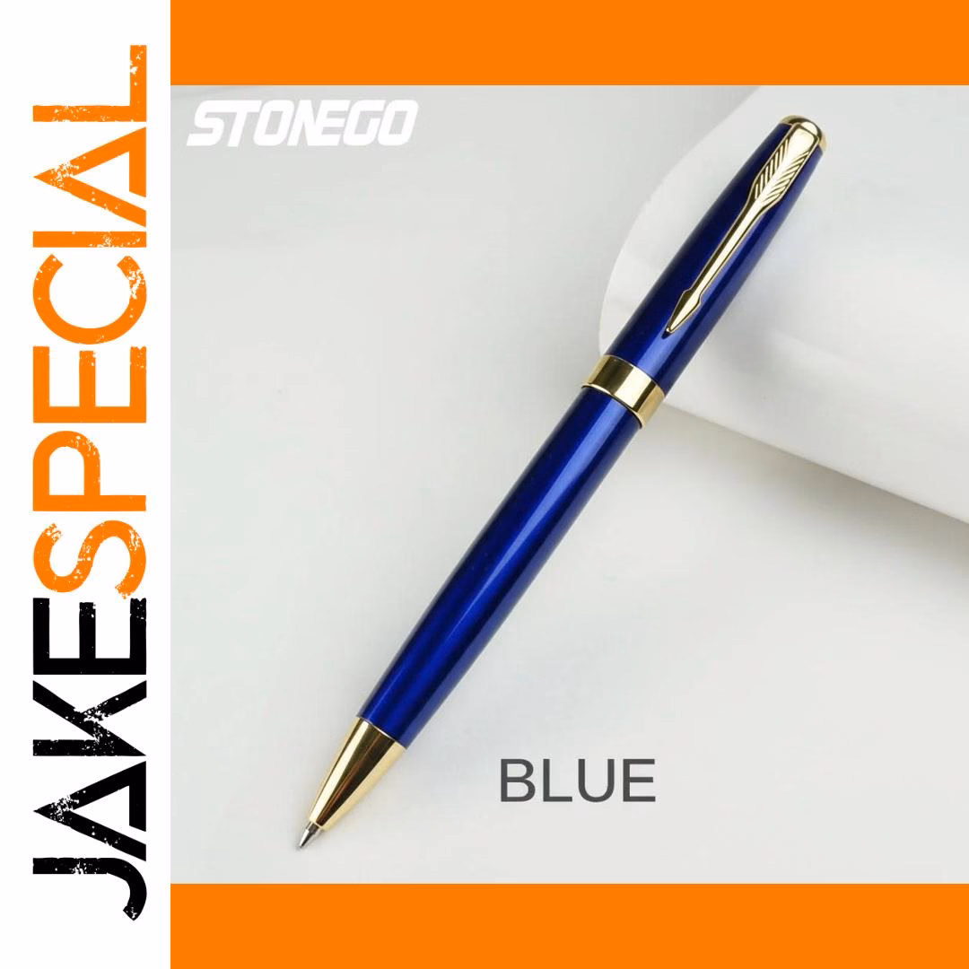 Elegant Retractable Stainless Steel Ballpoint Pen - Image 9