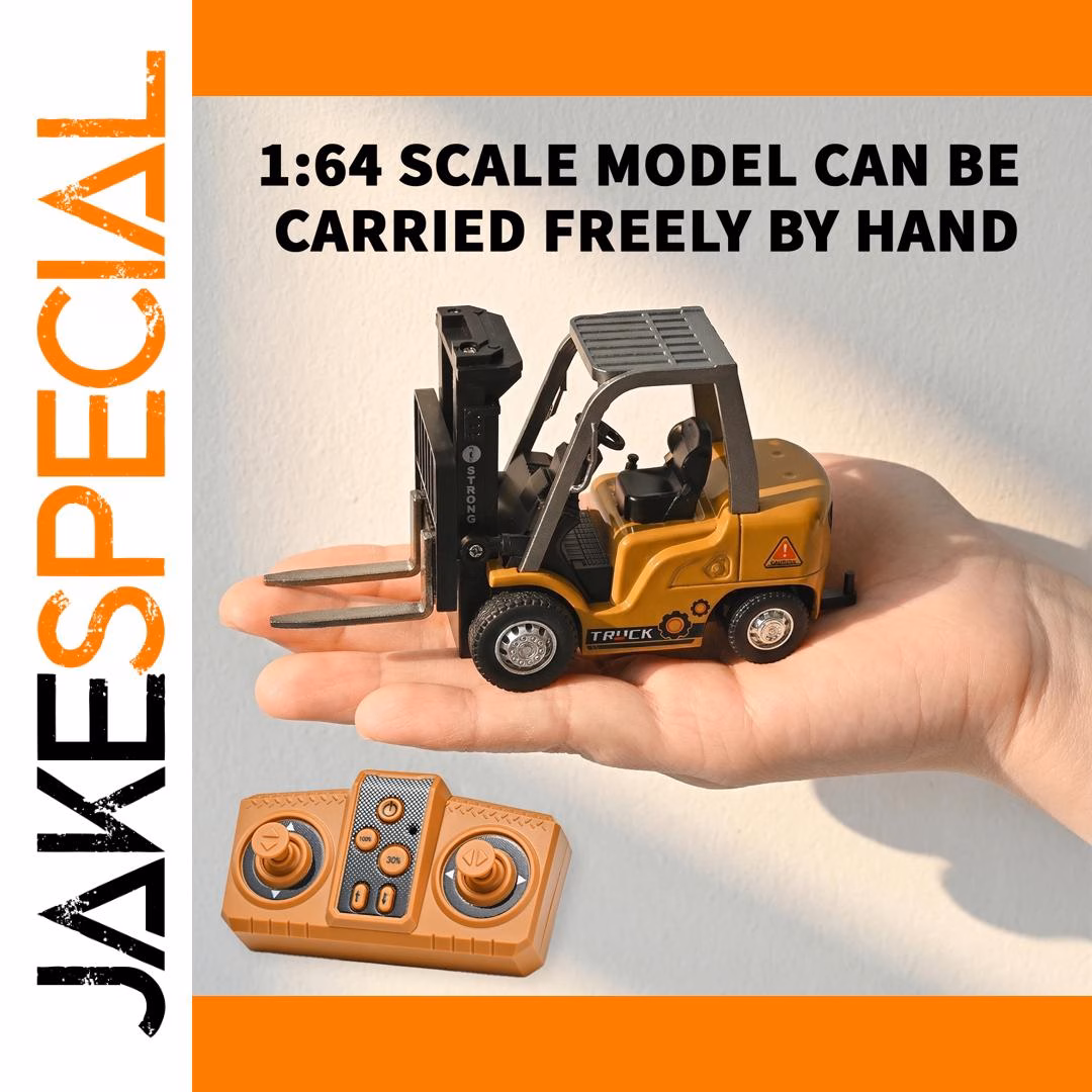 1:64 Scale Metal Die-Cast Forklift Model