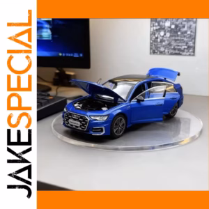 1:24 A6L Alloy Car Model in Metallic Blue